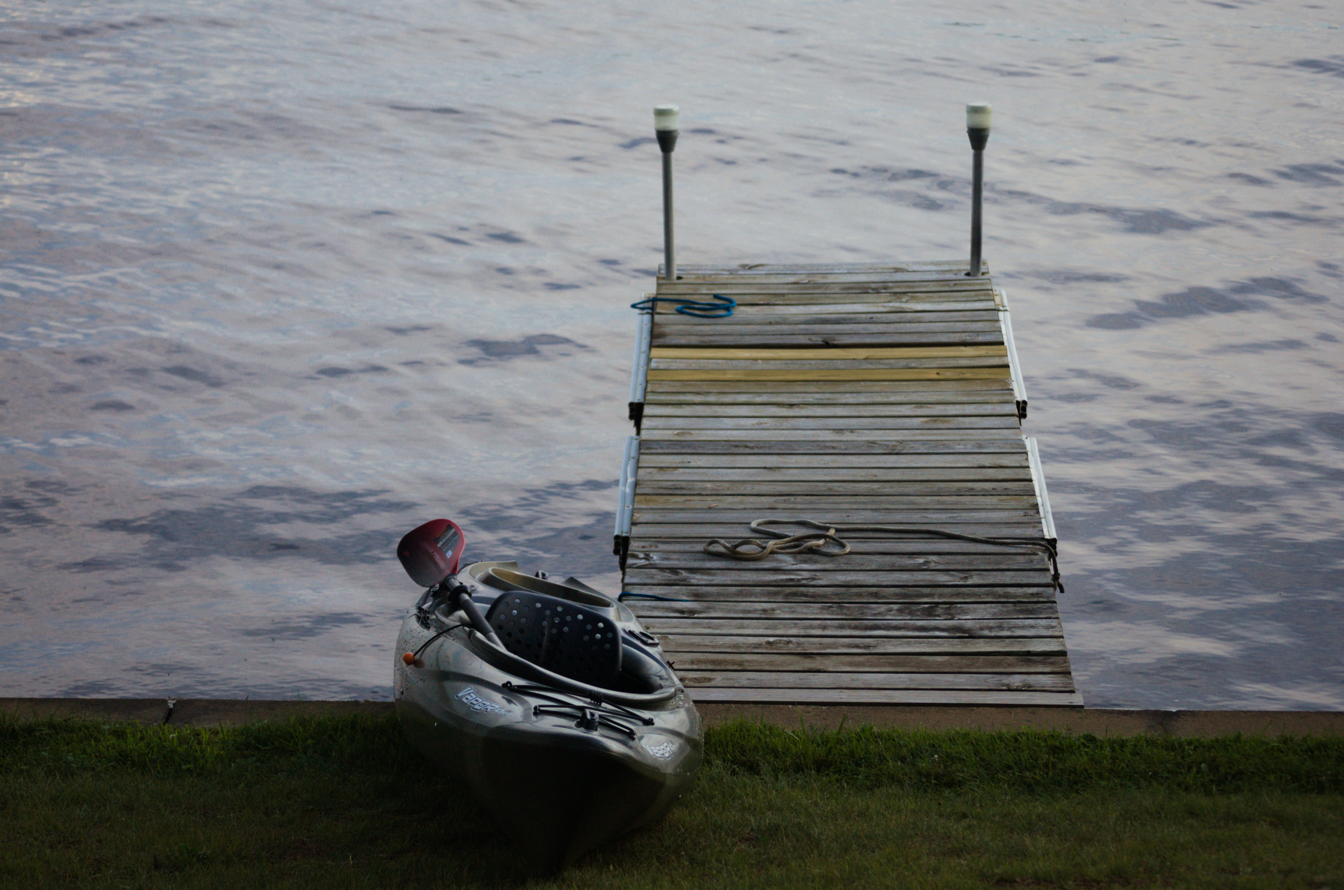 Canoe waiting for a journey